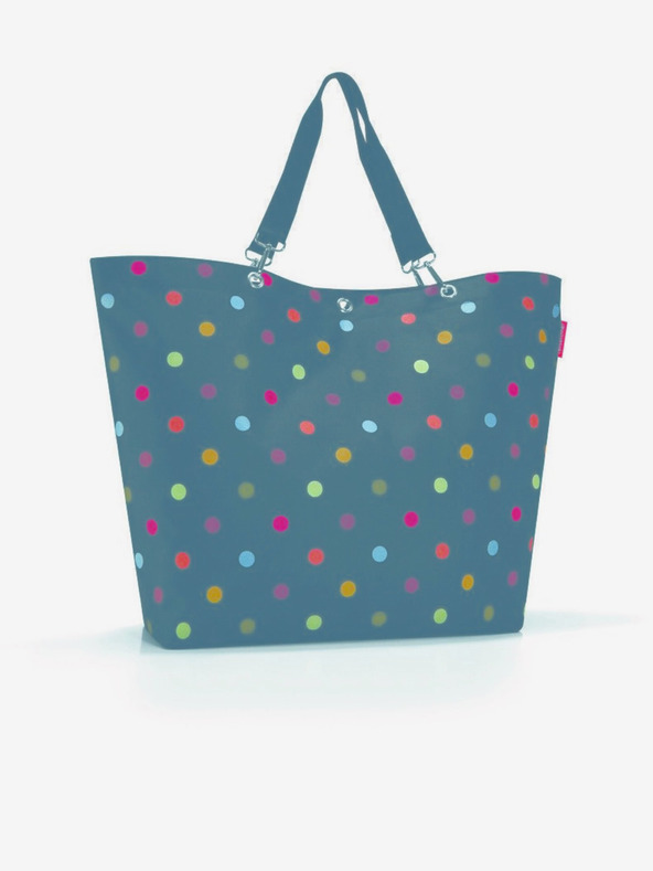 Reisenthel Zelená dámská puntíkovaná velká shopper taška Reisenthel Shopper XL