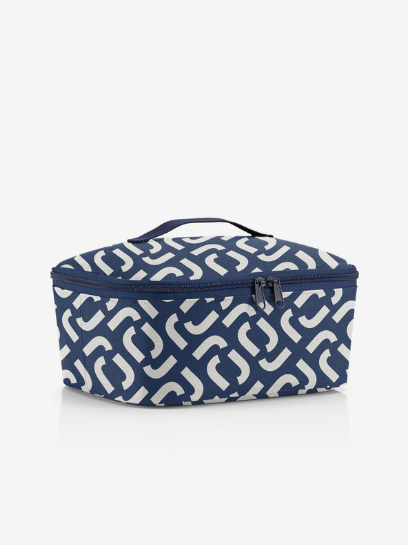 Reisenthel Tmavě modrá chladící vzorovaná taška Reisenthel Coolerbag M