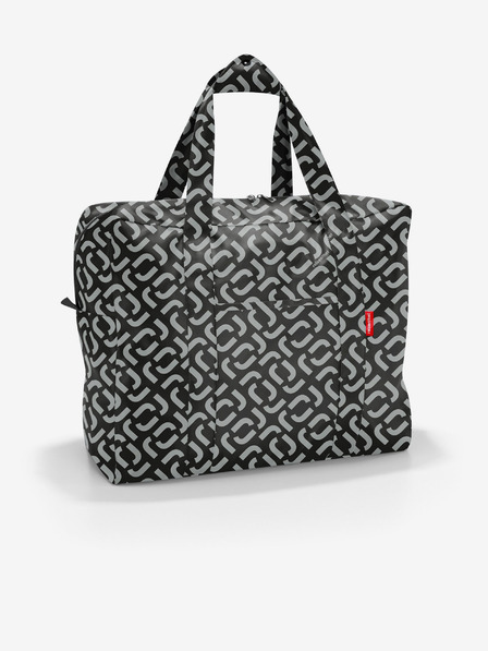 Reisenthel Šedo-černá vzorovaná skládací cestovní taška Reisenthel Mini Maxi Touringbag Signature