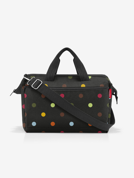 Reisenthel Černá puntíkovaná cestovní taška Reisenthel Allrounder S Pocket Dots