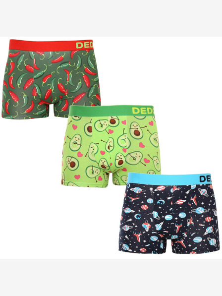 Dedoles Sada tří - Veselé pánské boxerky Dedoles