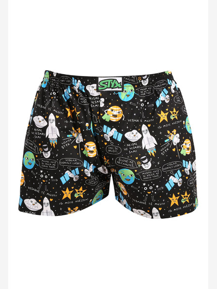 Styx Pánské trenky Styx art klasická guma vesmír