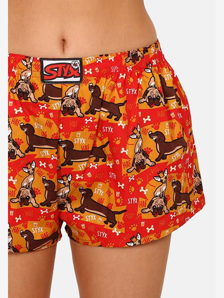 Styx Dámské trenky Styx art klasická guma pejsci