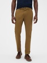GAP Kalhoty essential khaki skinny fit GapFlex GAP