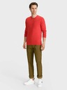 GAP Kalhoty essential khaki straight fit GapFlex GAP