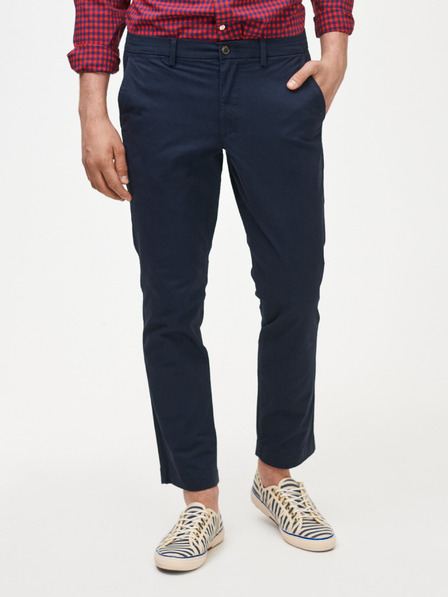 GAP Kalhoty essential khaki slim fit GapFlex GAP