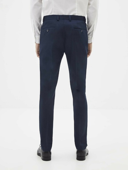 Celio Tmavě modré oblekové kalhoty Celio Rodiamond
