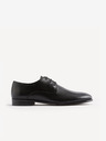 Celio Černé kožené polobotky Celio Rytaly