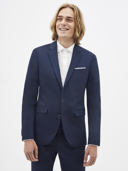 Celio Tmavě modré sako Celio Rudiamond