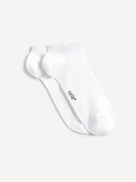Celio Bílé ponožky Celio Minfunky