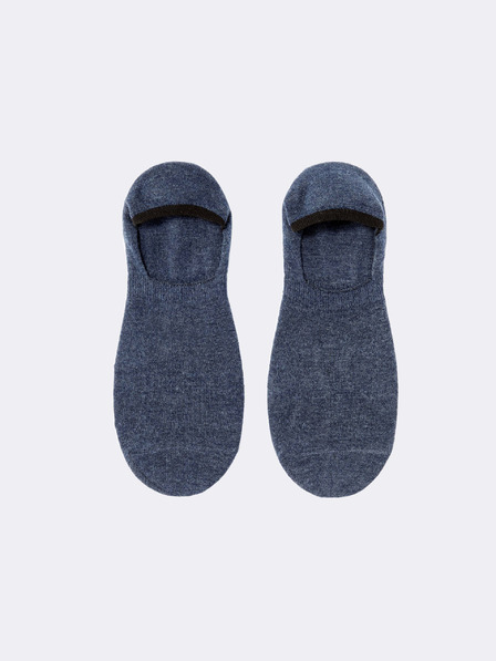 Celio Tmavě modré žíhané ponožky Celio Misible