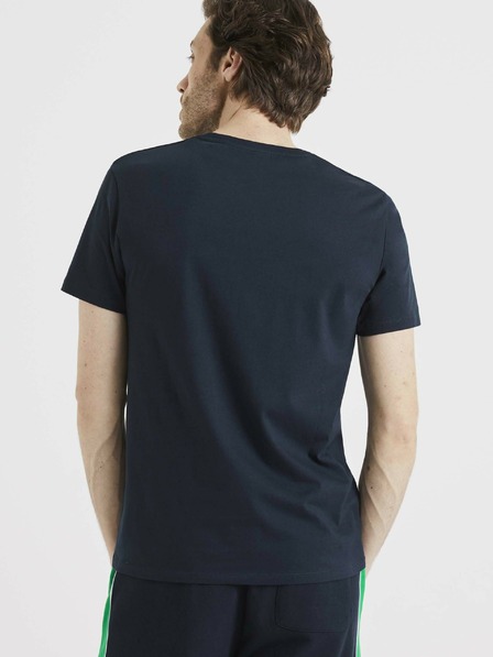 Celio Tmavě modré basic tričko Celio Tebase
