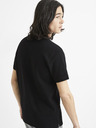 Celio Černé pánské polo tričko Celio Teone