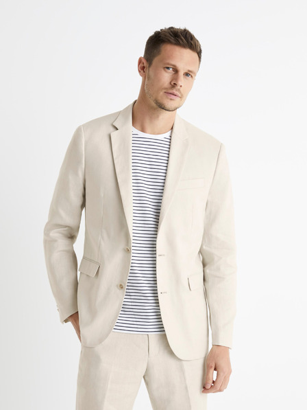 Celio Lněné sako Buhot2 Celio