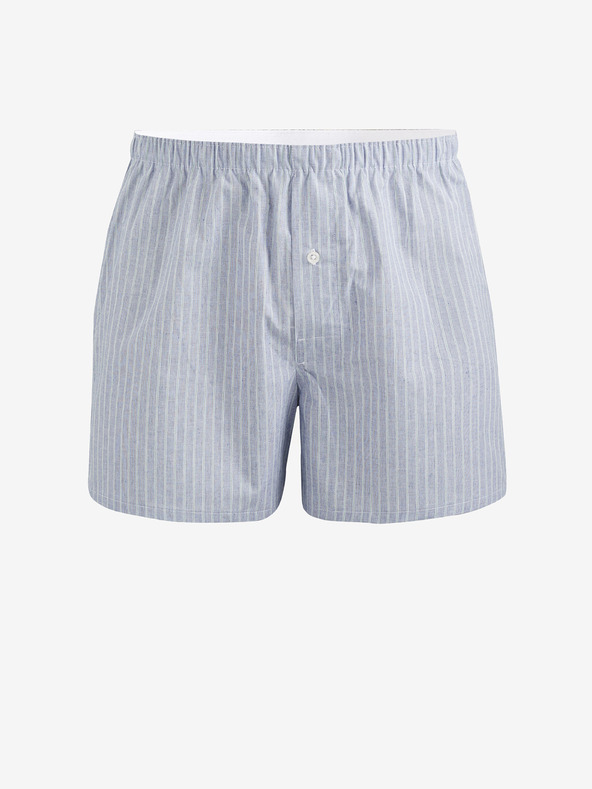 Celio Světle modré pánské pruhované trenýrky Celio Bibou