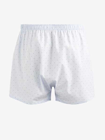 Celio Bílé pánské puntíkované trenýrky Celio Dibusines3