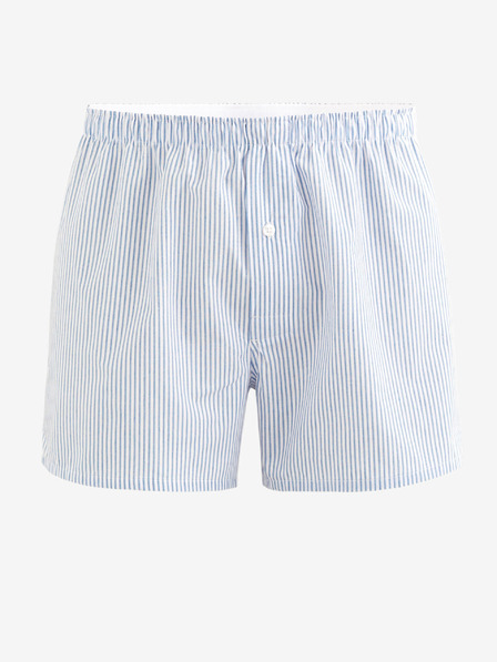 Celio Modro-bílé pánské pruhované trenýrky Celio Dibistripe