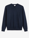 Celio Tmavě modrý pánský basic svetr Celio Decotonv