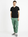 Celio Černé pánské basic tričko Celio Debasev