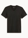 Celio Černé pánské basic tričko Celio Debasev