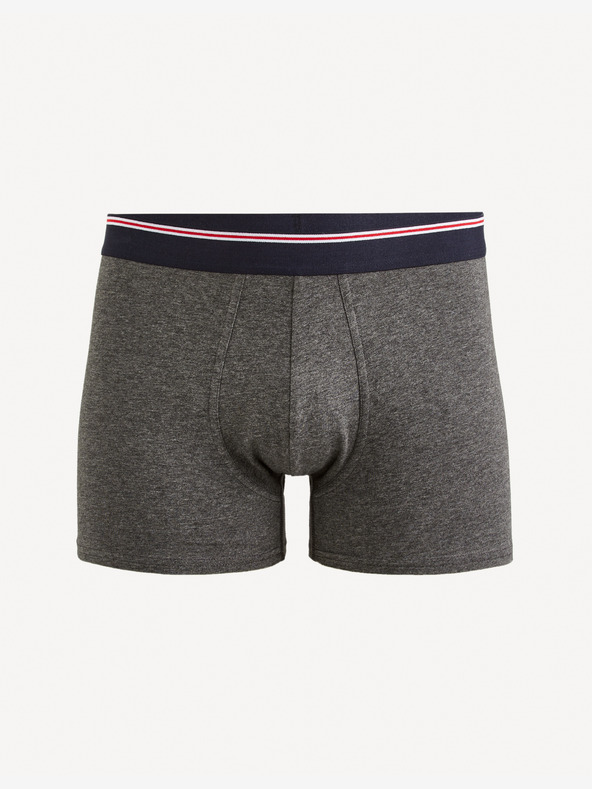Celio Šedé pánské boxerky Celio Mike