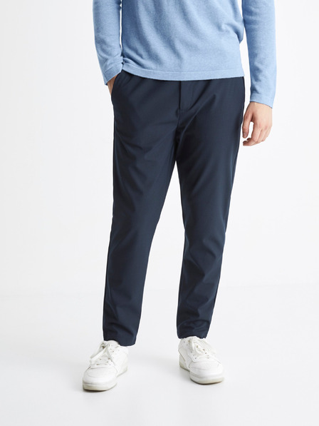 Celio Tmavě modré pánské kalhoty Celio Cosmart