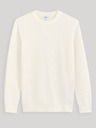 Celio Krémový pánský basic svetr Celio Bepic