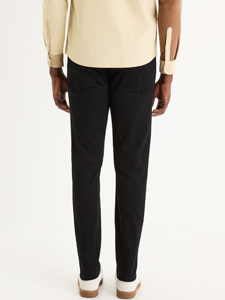 Celio Černé pánské slim fit džíny Celio Dow