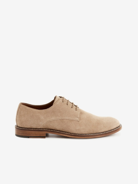 Celio Béžové pánské semišové polobotky Celio