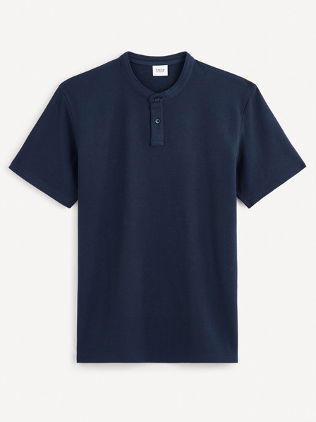 Celio Tmavě modré pánské basic polo tričko Celio Gesohel