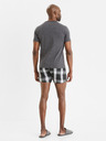 Celio Šedé pánské kostkované krátké pyžamo Celio Gipyshort2