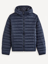 Celio Tmavě modrá pánská prošívaná bunda Celio Fububble