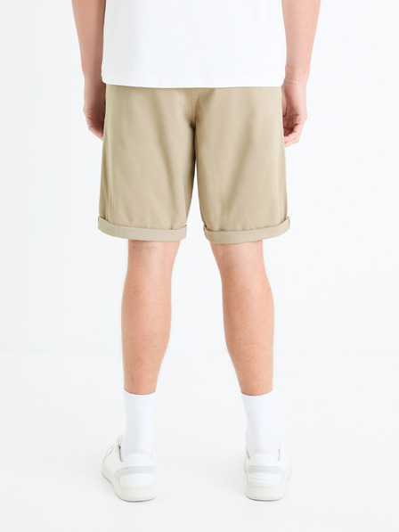 Celio Béžové pánské chino kraťasy Celio Bochinobm