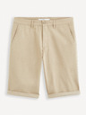 Celio Béžové pánské chino kraťasy Celio Bochinobm