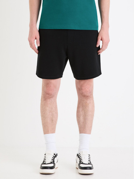 Celio Černé pánské teplákové kraťasy Celio Goshort