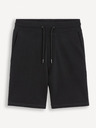 Celio Černé pánské teplákové kraťasy Celio Goshort