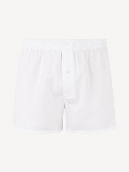 Celio Bílé pánské trenýrky Celio Jiwosolid