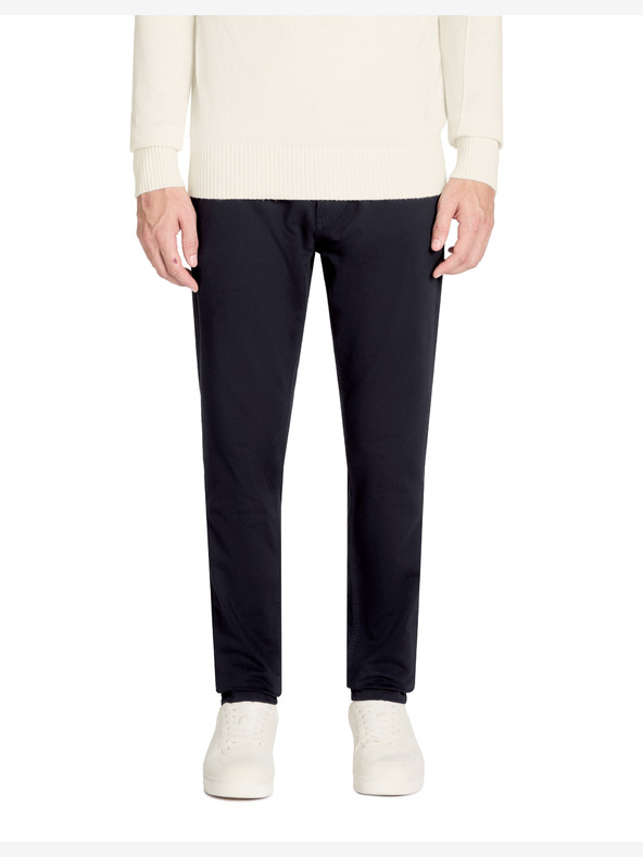 Celio Tmavě modré pánské slim kalhoty Celio Juvestsl 30