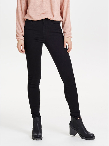 ONLY Černé dámské skinny fit džíny ONLY Royal
