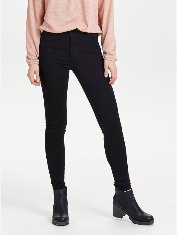 ONLY Černé dámské skinny fit džíny ONLY Royal