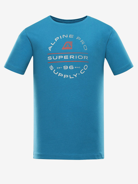 ALPINE PRO Modré pánské tričko ALPINE PRO Allon