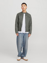 Jack & Jones Šedá pánská bunda v semišové úpravě Jack & Jones
