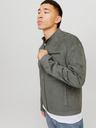 Jack & Jones Šedá pánská bunda v semišové úpravě Jack & Jones