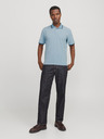 Jack & Jones Světle modré pánské polo tričko Jack & Jones