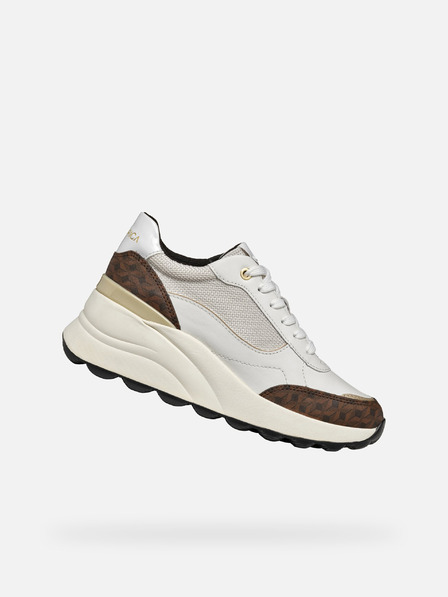 Geox Bílé dámské tenisky Geox Spherica EC13