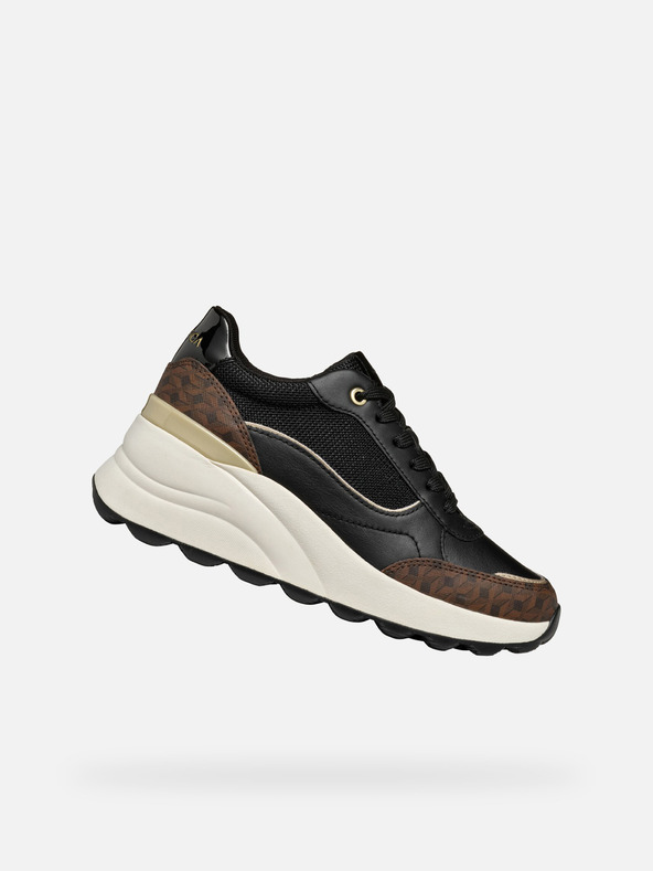Geox Černé dámské tenisky Geox Spherica EC14