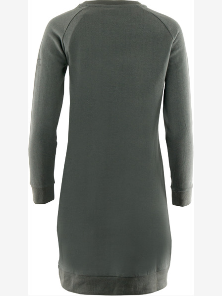 ALPINE PRO Dámské mikinové šaty ALPINE PRO OLEGA dk.true gray