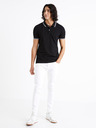 Celio Černé pánské polo tričko Celio Decolrayeb