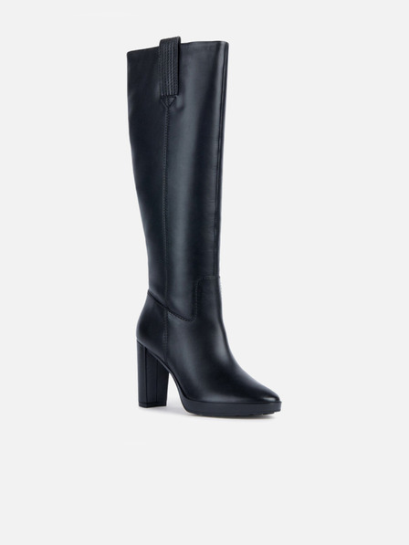 Geox Černé dámské kozačky Geox Walk Pleasure 85