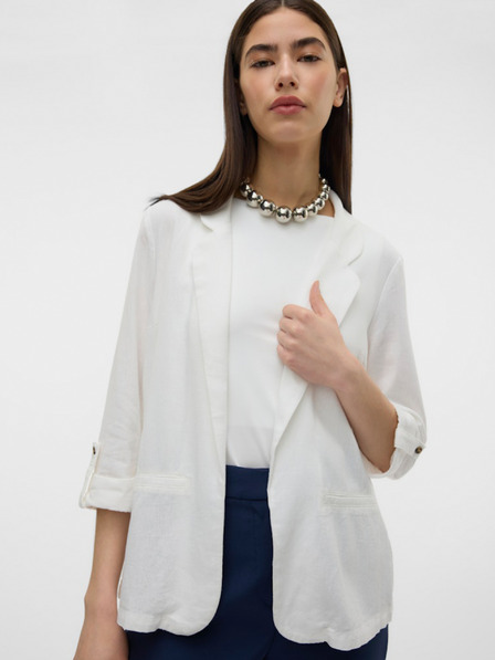 Vero Moda Bílé dámské sako Vero Moda